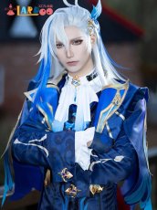 画像6: 原神 Genshin  フォンテーヌ ヌヴィレット-Neuvillette コスプレ衣装 合皮ズボン版 コスチューム cosplay (6)