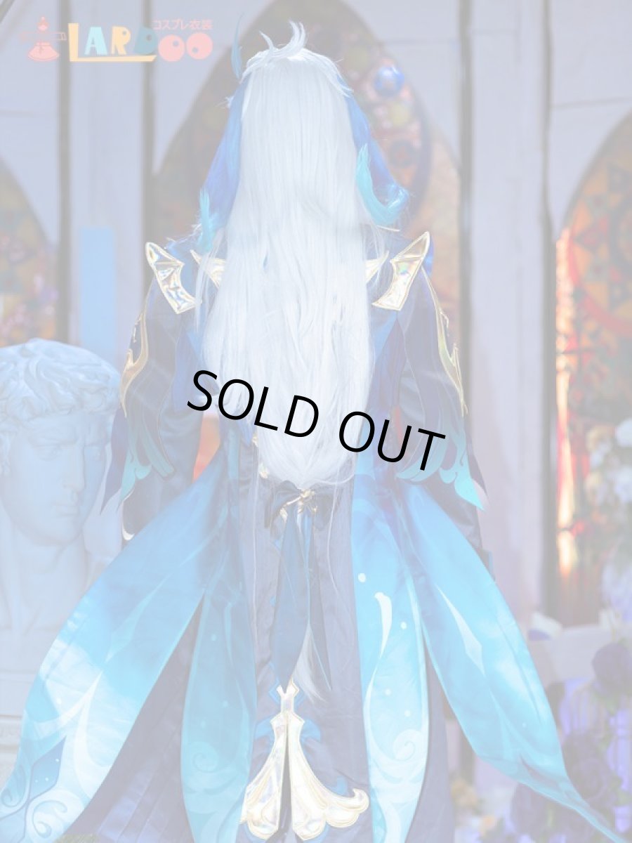 画像8: 【生産停止】原神 Genshin  フォンテーヌ ヌヴィレット-Neuvillette コスプレ衣装 合皮ズボン版 コスチューム cosplay (8)