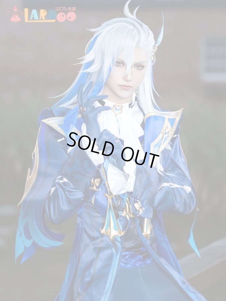 画像5: 【生産停止】原神 Genshin  フォンテーヌ ヌヴィレット-Neuvillette コスプレ衣装 合皮ズボン版 コスチューム cosplay (5)