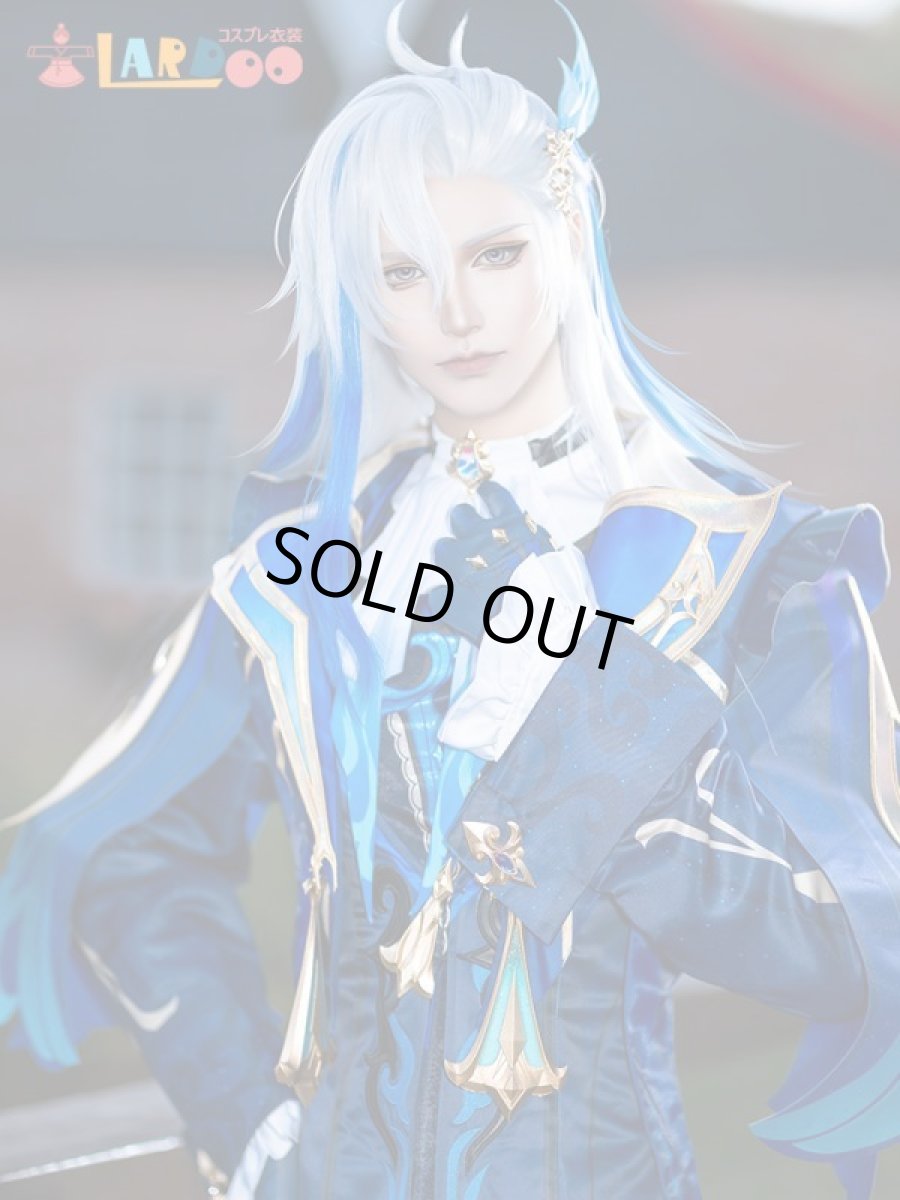 画像4: 【生産停止】原神 Genshin  フォンテーヌ ヌヴィレット-Neuvillette コスプレ衣装 合皮ズボン版 コスチューム cosplay (4)