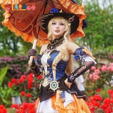 画像1: 原神 Genshin  フォンテーヌ ナヴィア-Navia コスプレ衣装 スカート造形可能 コスチューム cosplay (1)