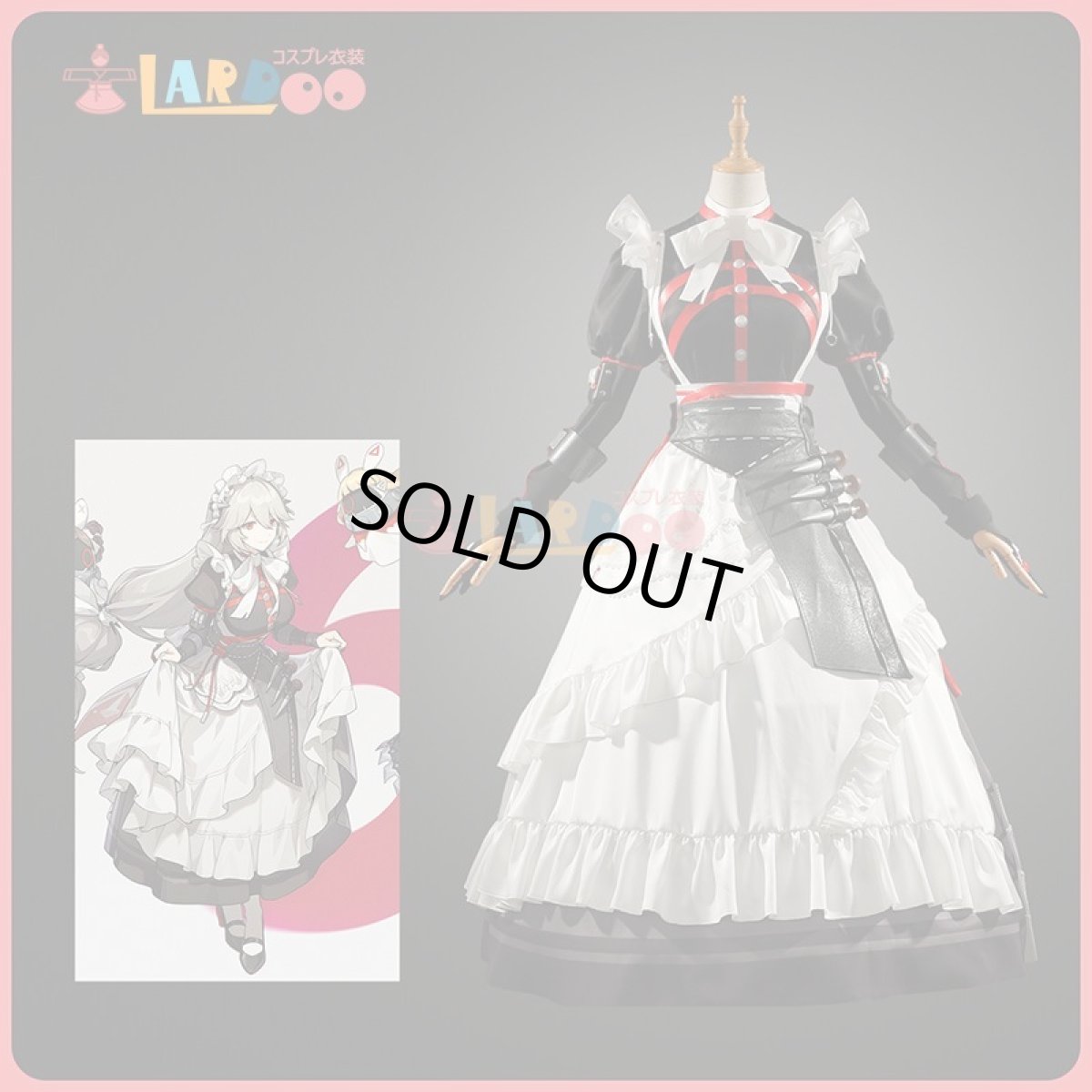 画像1: 【生産停止】ゼンレスゾーンゼロ ゼンゼロ アレクサンドリナ・セバスチャン コスプレ衣装 クリノリン付き コスチューム Zenless Zone Zero cosplay (1)