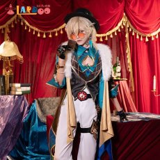 画像1: 【在庫あり】崩壊スターレイル HonkaiStarRail アベンチュリン-Aventurine コスプレ衣装 帽子付き コスチューム cosplay (1)