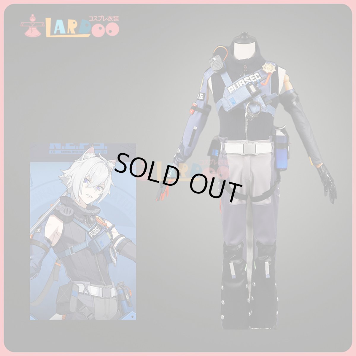 画像1: 【生産停止】ゼンレスゾーンゼロ ゼンゼロ セス・ローウェル-Seth Lowell コスプレ衣装 コスチューム ZenlessZoneZero cosplay (1)