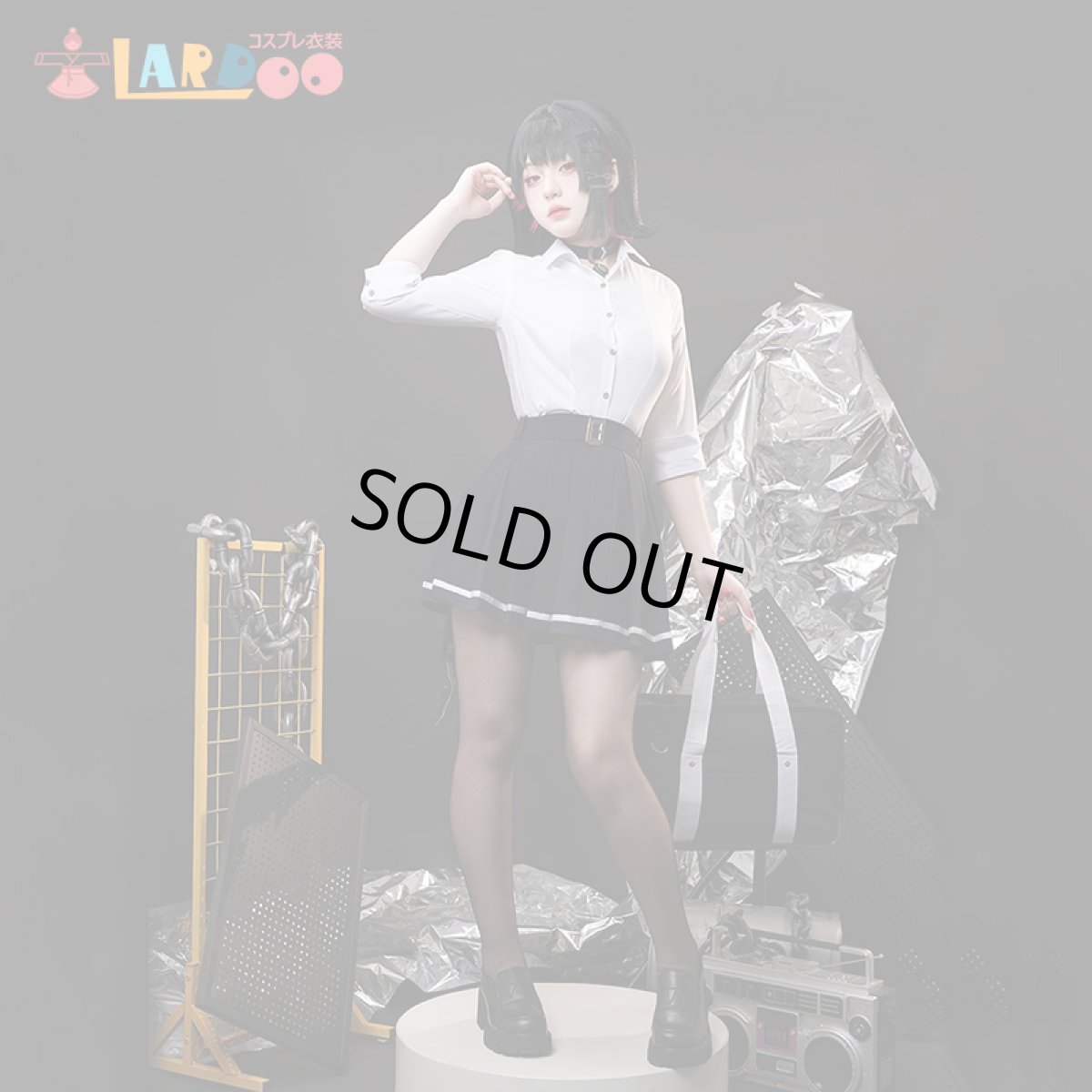 画像1: 【生産停止】ゼンレスゾーンゼロ エレン・ジョー 制服「月曜から金曜まで」コスプレ衣装 コスチューム ZenlessZoneZero cosplay (1)