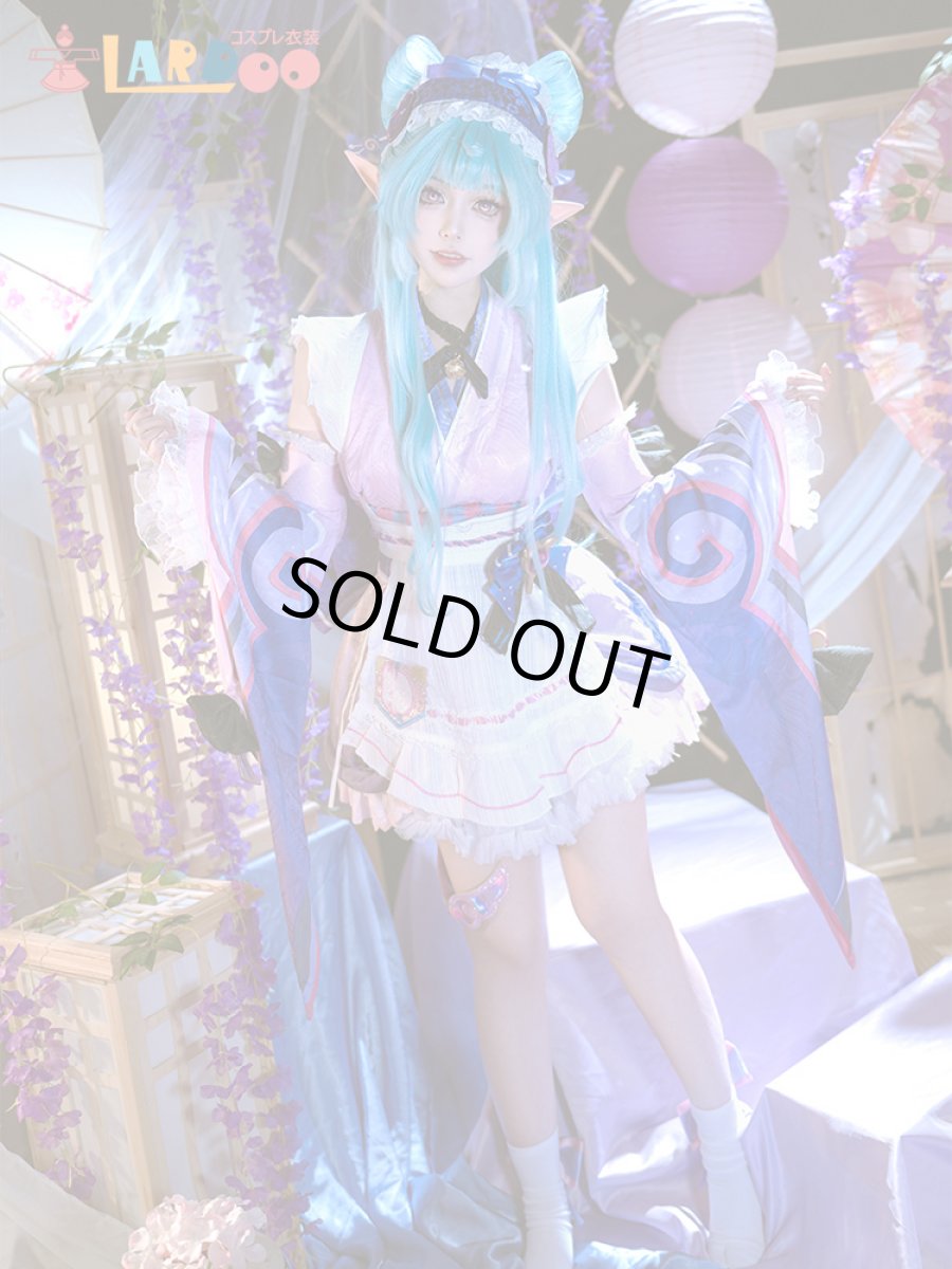 画像2: 【生産停止】原神 Genshin 稲妻 夢見月瑞希-YumemizukiMizuki コスプレ衣装 コスチューム cosplay (2)