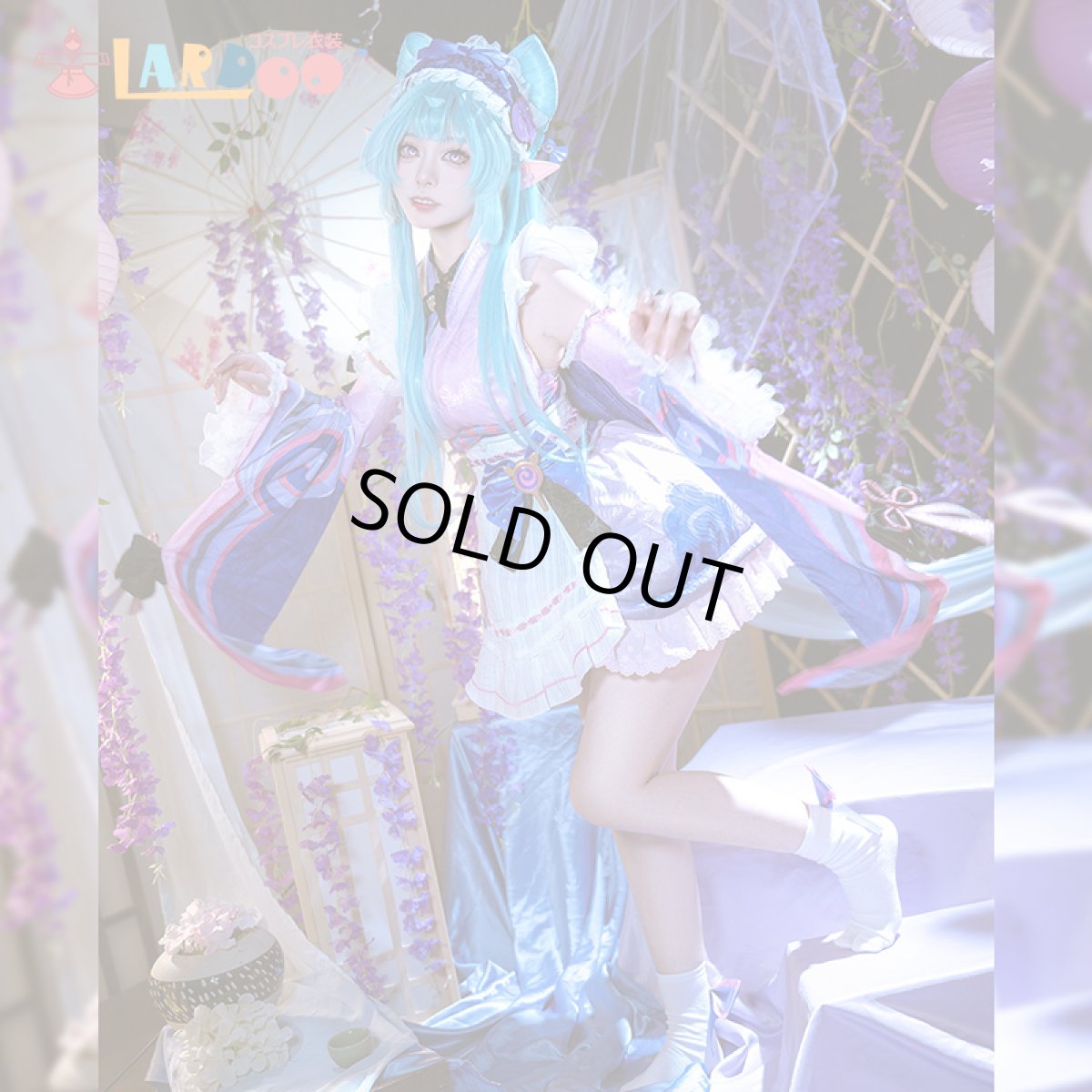 画像1: 【生産停止】原神 Genshin 稲妻 夢見月瑞希-YumemizukiMizuki コスプレ衣装 コスチューム cosplay (1)