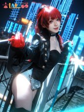 画像3: ペルソナ5  芳澤かすみ 怪盗スーツ仮面付き コスプレ衣装 コスチューム cosplay (3)