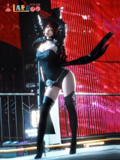 画像4: ペルソナ5  芳澤かすみ 怪盗スーツ仮面付き コスプレ衣装 コスチューム cosplay (4)