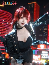 画像2: ペルソナ5  芳澤かすみ 怪盗スーツ仮面付き コスプレ衣装 コスチューム cosplay (2)