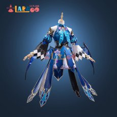 画像2: 崩壊スターレイル HonkaiStarRail ケリュドラ-Cerydra コスプレ衣装 金属パーツ版 チェス翼付き コスチューム cosplay (2)