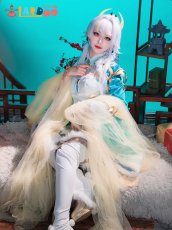 画像5: 原神 Genshin 璃月 兹白-シハク コスプレ衣装 レッグカバー付き金属パーツ版 コスチューム  cosplay  (5)