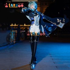 画像2: 原神 Genshin ローエン-Lohen コスプレ衣装 金属パーツ版 靴カバー付き コスチューム cosplay (2)