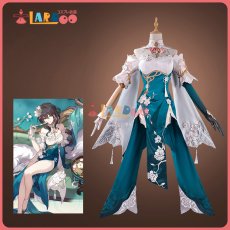 画像1: 崩壊スターレイル HonkaiStarRail ルアン・メェイ 「紙上に咲く雪梅」 コスプレ衣装 初版サンプル コスチューム cosplay (1)