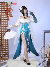 画像4: 【在庫あり】崩壊スターレイル HonkaiStarRail ルアン・メェイ 「紙上に咲く雪梅」 コスプレ衣装 コスチューム cosplay (4)