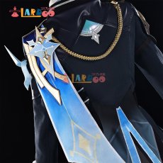画像6: 原神 Genshin 主人公 空-「冬の夜を狩る者」 コスプレ衣装 コスチューム cosplay (6)