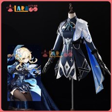 画像1: 原神 Genshin 主人公 蛍-「冬の夜を狩る者」 コスプレ衣装 コスチューム cosplay (1)