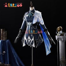 画像2: 原神 Genshin 主人公 蛍-「冬の夜を狩る者」 コスプレ衣装 コスチューム cosplay (2)
