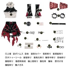 画像7: ゼンレスゾーンゼロ ゼンゼロ ロクシー·イフリータ·プライス Roxy コスプレ衣装 コスチューム ZenlessZoneZero cosplay (7)