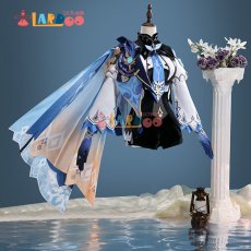 画像2: 原神 Genshin モンド エウルア-Eula コスプレ衣装 ブーツカバー付き コスチューム cosplay (2)