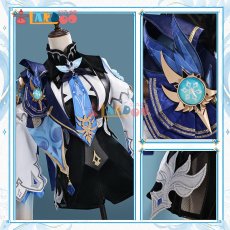 画像4: 原神 Genshin モンド エウルア-Eula コスプレ衣装 ブーツカバー付き コスチューム cosplay (4)