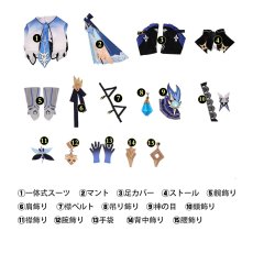 画像7: 原神 Genshin モンド エウルア-Eula コスプレ衣装 ブーツカバー付き コスチューム cosplay (7)