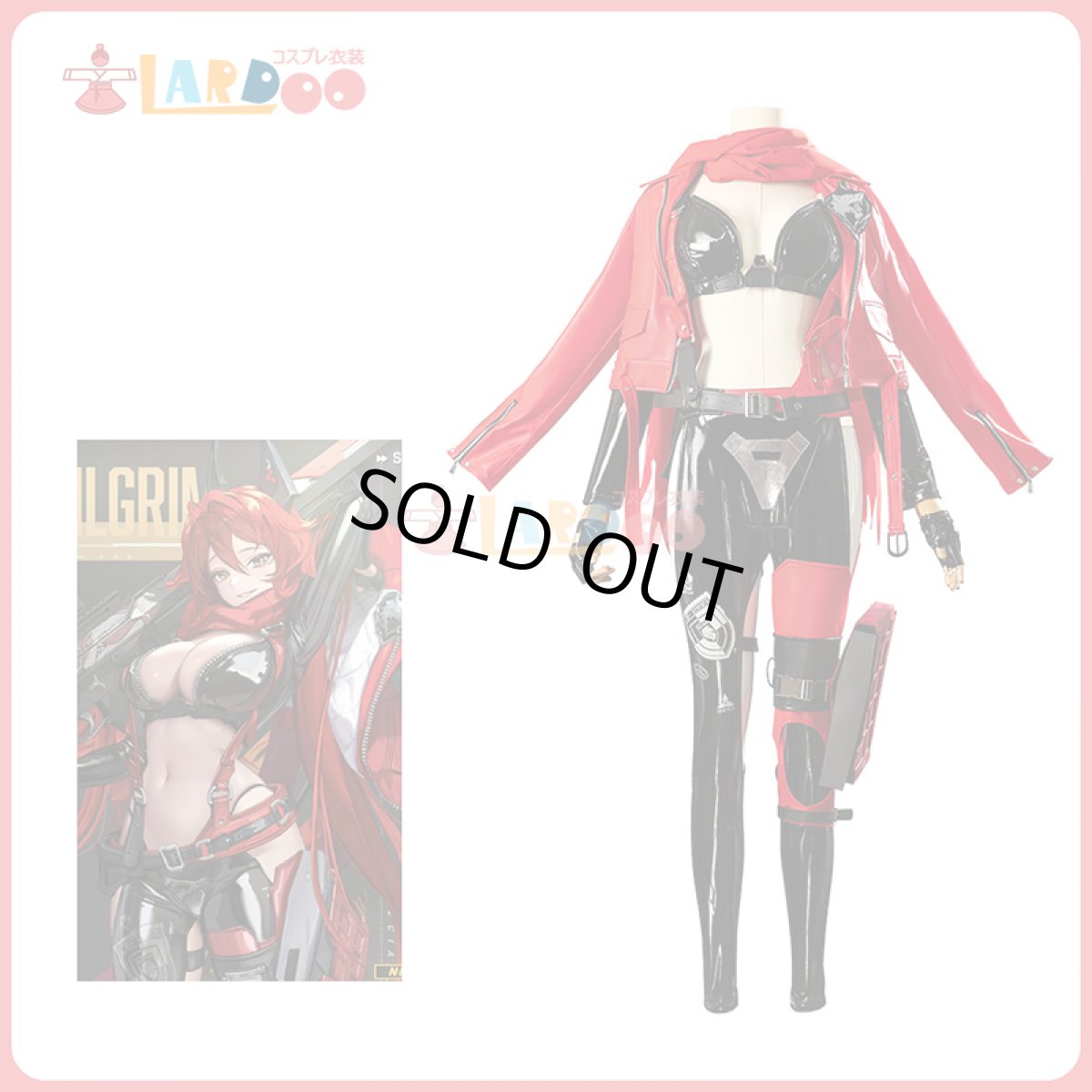 画像1: 勝利の女神：NIKKE ニケ レッドフード  コスプレ衣装 コスチューム cosplay (1)