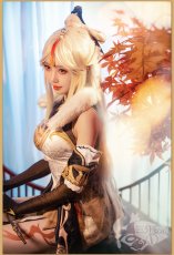 画像2: 【在庫処分】【三分妄想1/3Delusion】原神 Genshin 凝光-ギョウコウ Mサイズ コスプレ衣装 コスチューム (2)