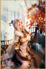 画像3: 【在庫処分】【三分妄想1/3Delusion】原神 Genshin 凝光-ギョウコウ Mサイズ コスプレ衣装 コスチューム (3)