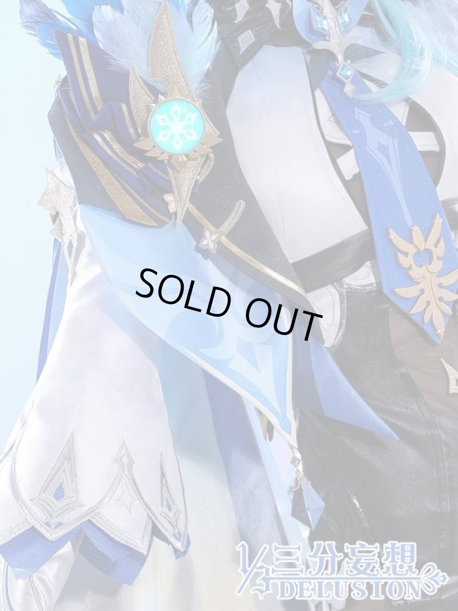 画像3: 【三分妄想1/3Delusion】原神 Genshin エウルア-Eula コスプレ衣装/靴 コスチューム (3)