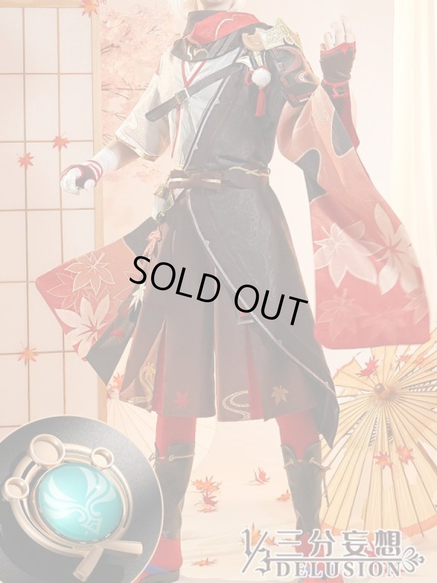 画像2: 【三分妄想1/3Delusion】原神 Genshin 楓原万葉-かえではらかずは リメイク版 コスプレ衣装/ウィッグ/靴 コスチューム (2)