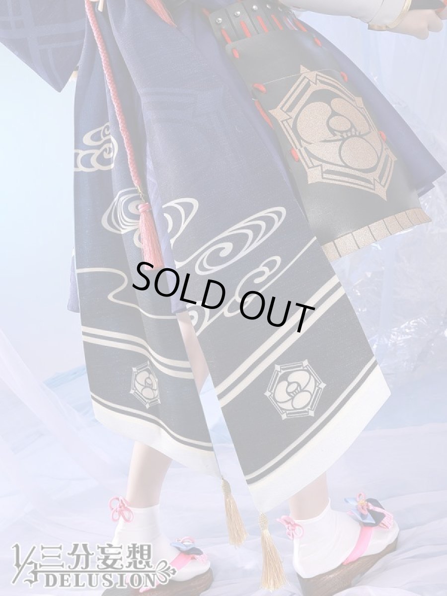 画像6: 【三分妄想1/3Delusion】原神 Genshin 神里綾華-かみさとあやか コスプレ衣装/ウィッグ/下駄 コスチューム (6)