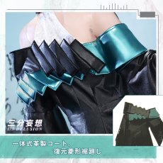 画像3: 【三分妄想1/3Delusion】アークナイツ 夕 シー Dusk コスプレ衣装/ウィッグ/靴 コスチューム (3)