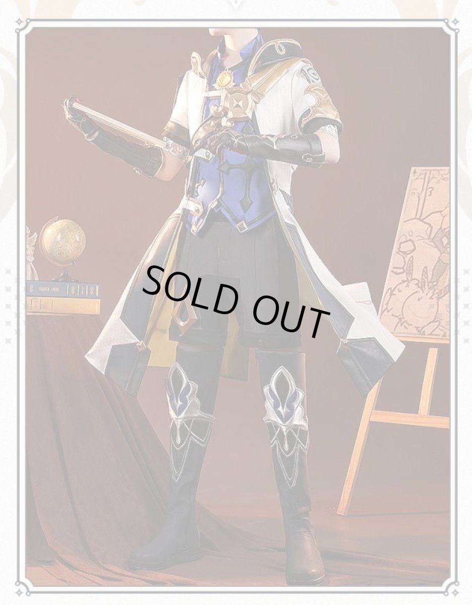 画像2: 【三分妄想1/3Delusion】原神 Genshin アルベド-Albedo コスプレ衣装/ブーツ コスチューム (2)