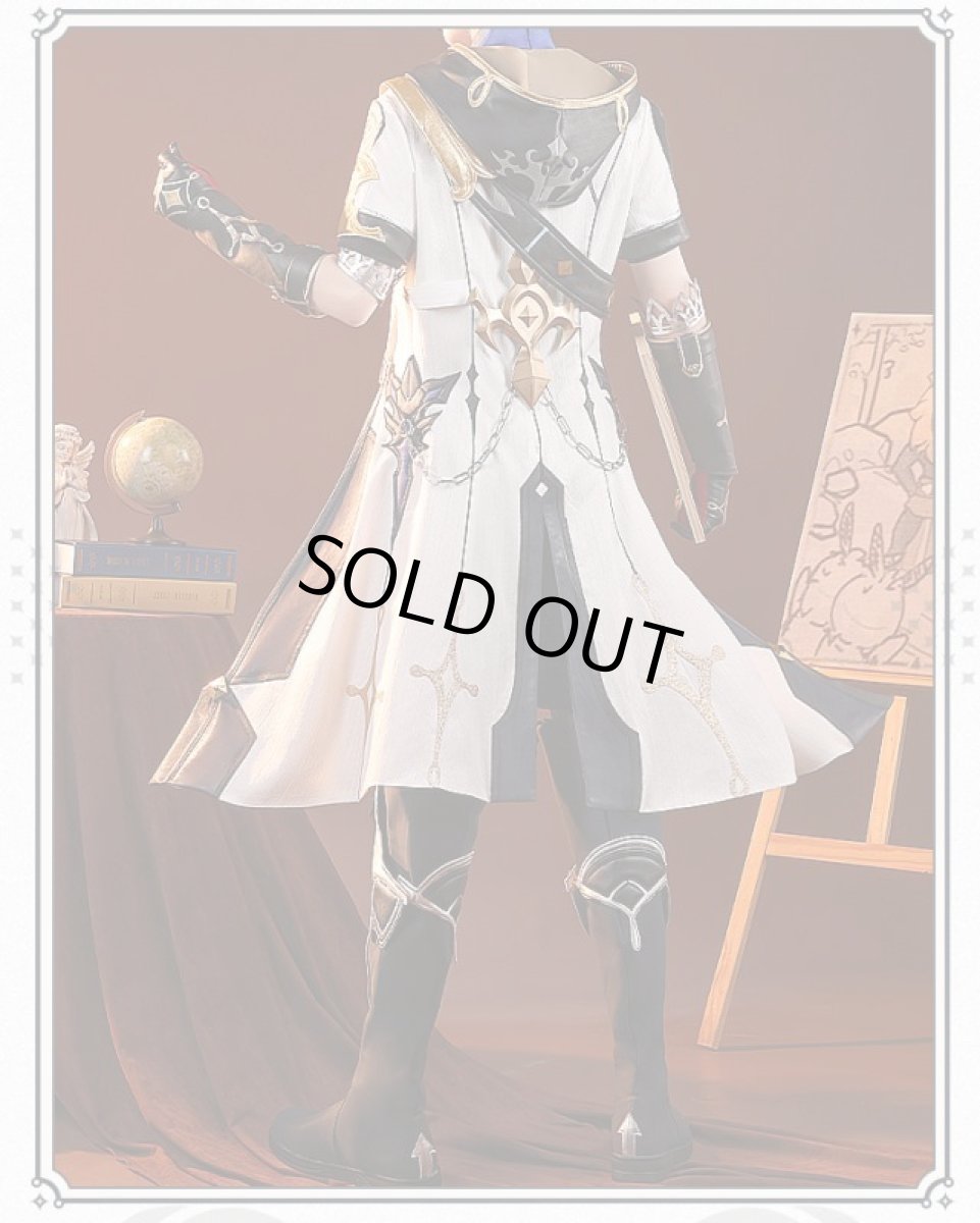 画像3: 【三分妄想1/3Delusion】原神 Genshin アルベド-Albedo コスプレ衣装/ブーツ コスチューム (3)
