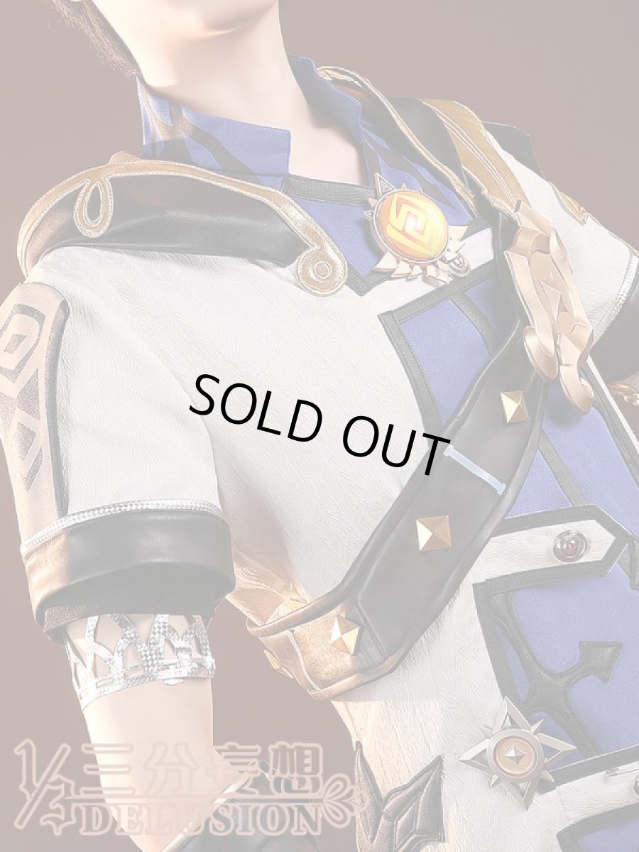 画像4: 【三分妄想1/3Delusion】原神 Genshin アルベド-Albedo コスプレ衣装/ブーツ コスチューム (4)