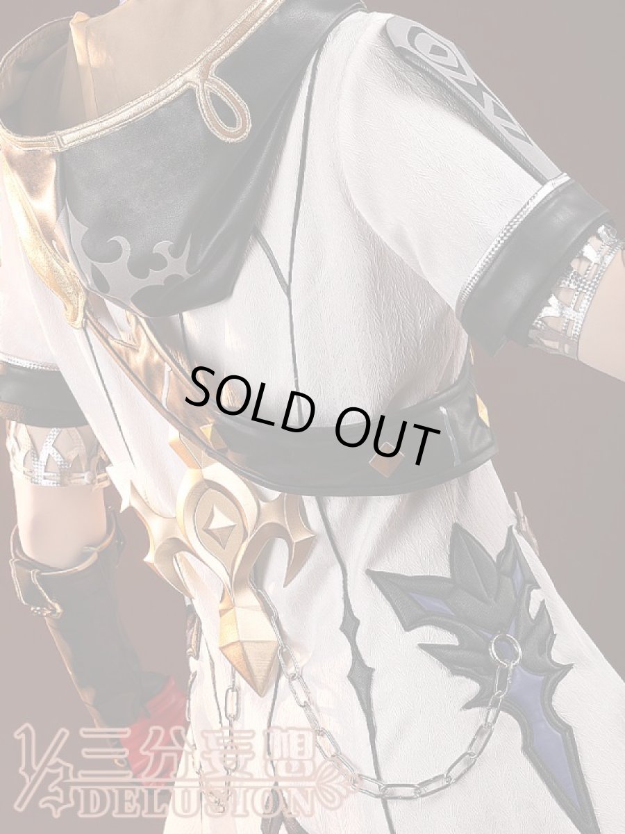 画像6: 【三分妄想1/3Delusion】原神 Genshin アルベド-Albedo コスプレ衣装/ブーツ コスチューム (6)