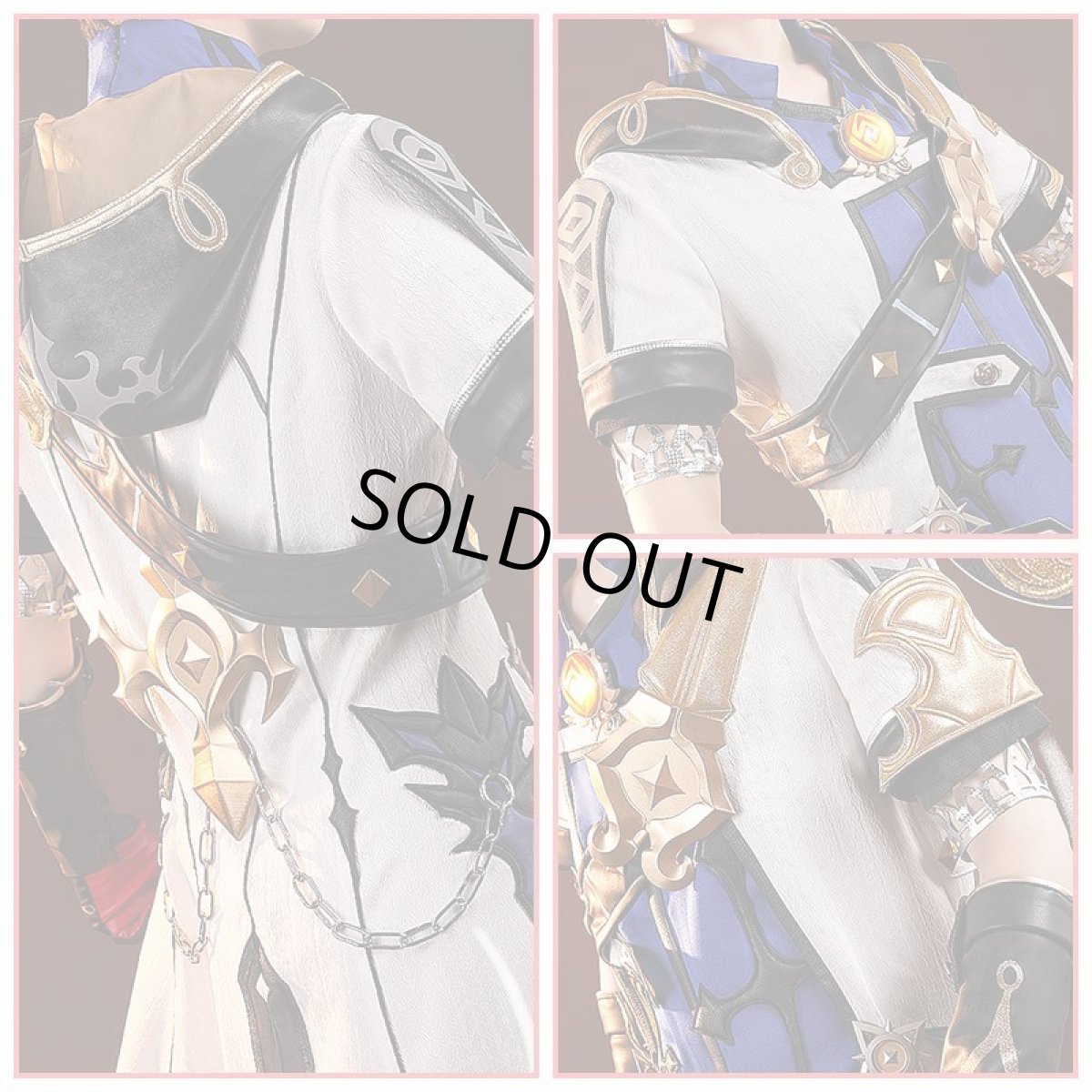 画像7: 【三分妄想1/3Delusion】原神 Genshin アルベド-Albedo コスプレ衣装/ブーツ コスチューム (7)