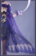 画像4: 【三分妄想1/3Delusion】原神 Genshin 刻晴スキンー霓裾の舞 コスプレ衣装 コスチューム (4)