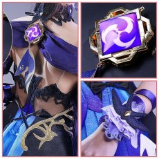 画像8: 【三分妄想1/3Delusion】原神 Genshin 刻晴スキンー霓裾の舞 コスプレ衣装 コスチューム (8)