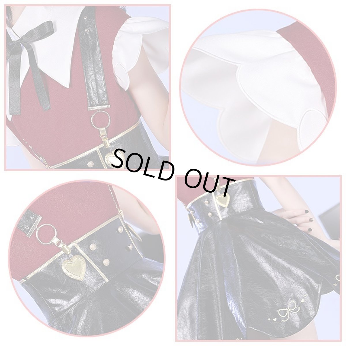 画像8: 【三分妄想1/3Delusion】NEEDY GIRL OVERDOSE 二ーディガールオーバードーズ あめちゃん コスプレ衣装 コスチューム (8)