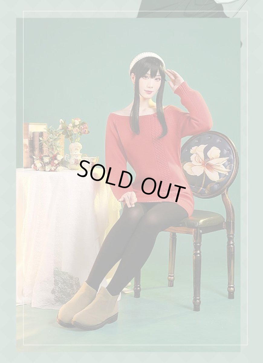 画像6: 【三分妄想1/3Delusion】SPY×FAMILY スパイファミリー ヨル・フォージャー 日常服 コスプレ衣装/ウィッグ コスチューム (6)