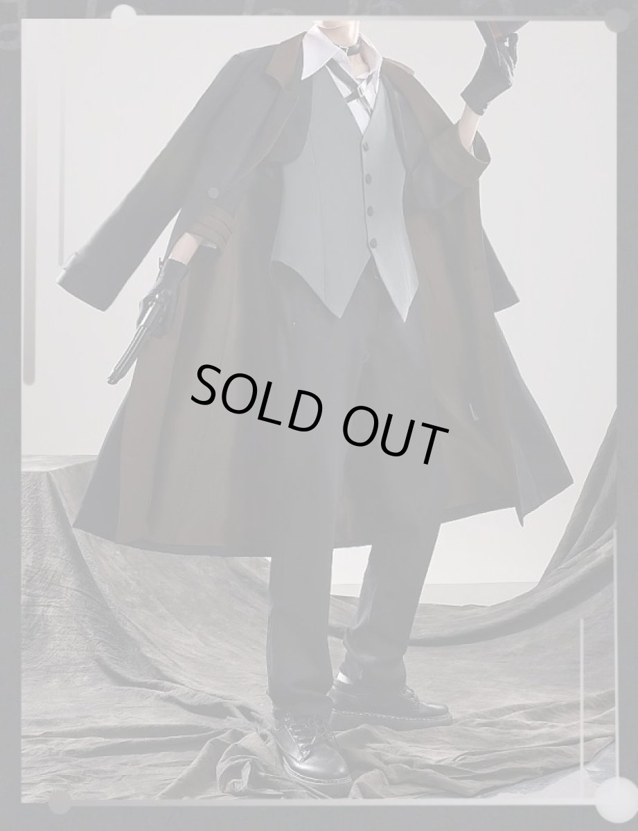 画像3: 【三分妄想1/3Delusion】文豪ストレイドッグス 中原中也-なかはら ちゅうや コスプレ衣装 コスチューム (3)