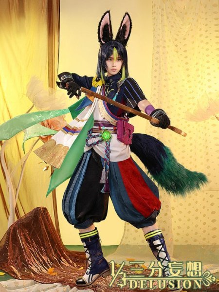 ティナリ　コスプレ　フルセット　三分妄想 M 三分妄想1/3Delusion】原神 Genshin ティナリ-Tighnari コスプレ