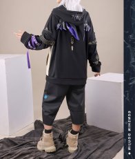 画像7: 【三分妄想1/3Delusion】原神 Genshin セノ-Cyno 二次創作パーカー コスプレ衣装 コスチューム (7)