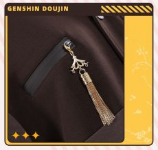 画像11: 【三分妄想1/3Delusion】原神 Genshin 胡桃-フータオ イメージコート コスプレ衣装 コスチューム (11)