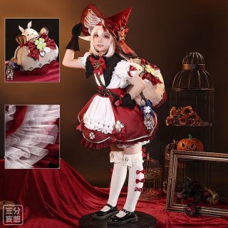 原神 Genshin げんしん クレー Klee コスプレウィッグ ネット付き 耐熱