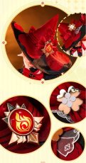 画像9: 【三分妄想】原神 Genshin クレー新衣装「星燭に揺れる爛花」 コスプレ衣装/ウィッグ コスチューム (9)
