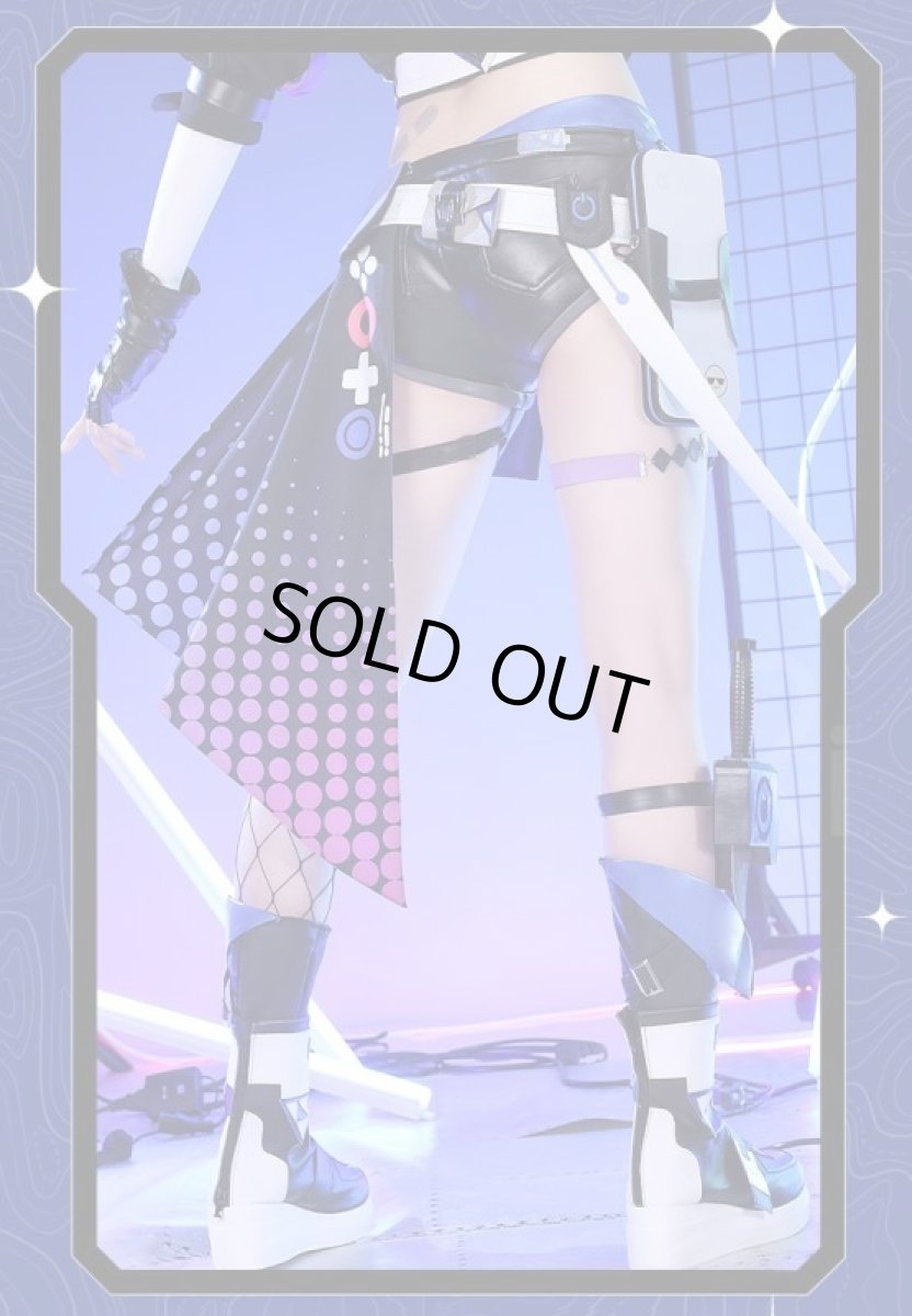 画像15: 【三分妄想1/3Delusion】崩壊：スターレイル 銀狼-ぎんろう-SilverWolf コスプレ衣装 コスチューム (15)