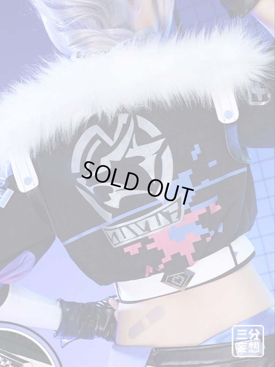 画像2: 【三分妄想1/3Delusion】崩壊：スターレイル 銀狼-ぎんろう-SilverWolf コスプレ衣装 コスチューム (2)